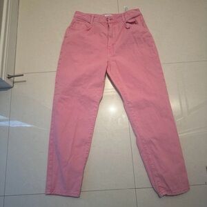Zara Pink Boyfriend Jeans